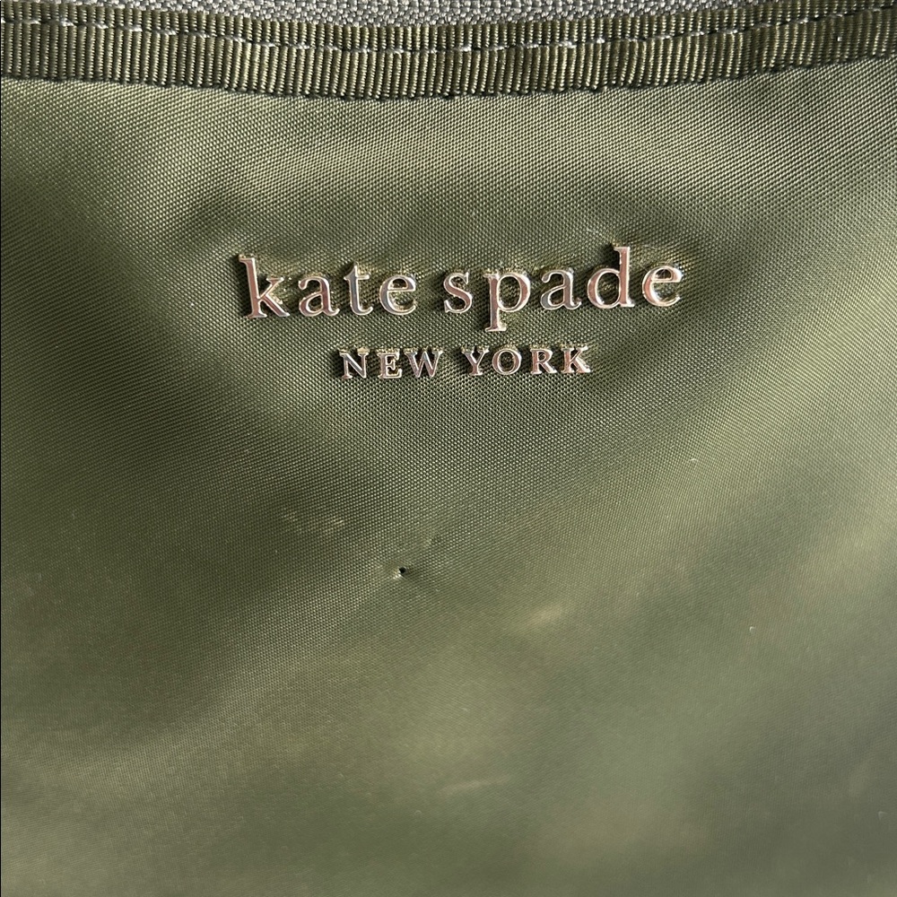 Kate spade olive green backpack - Picture 2 of 7